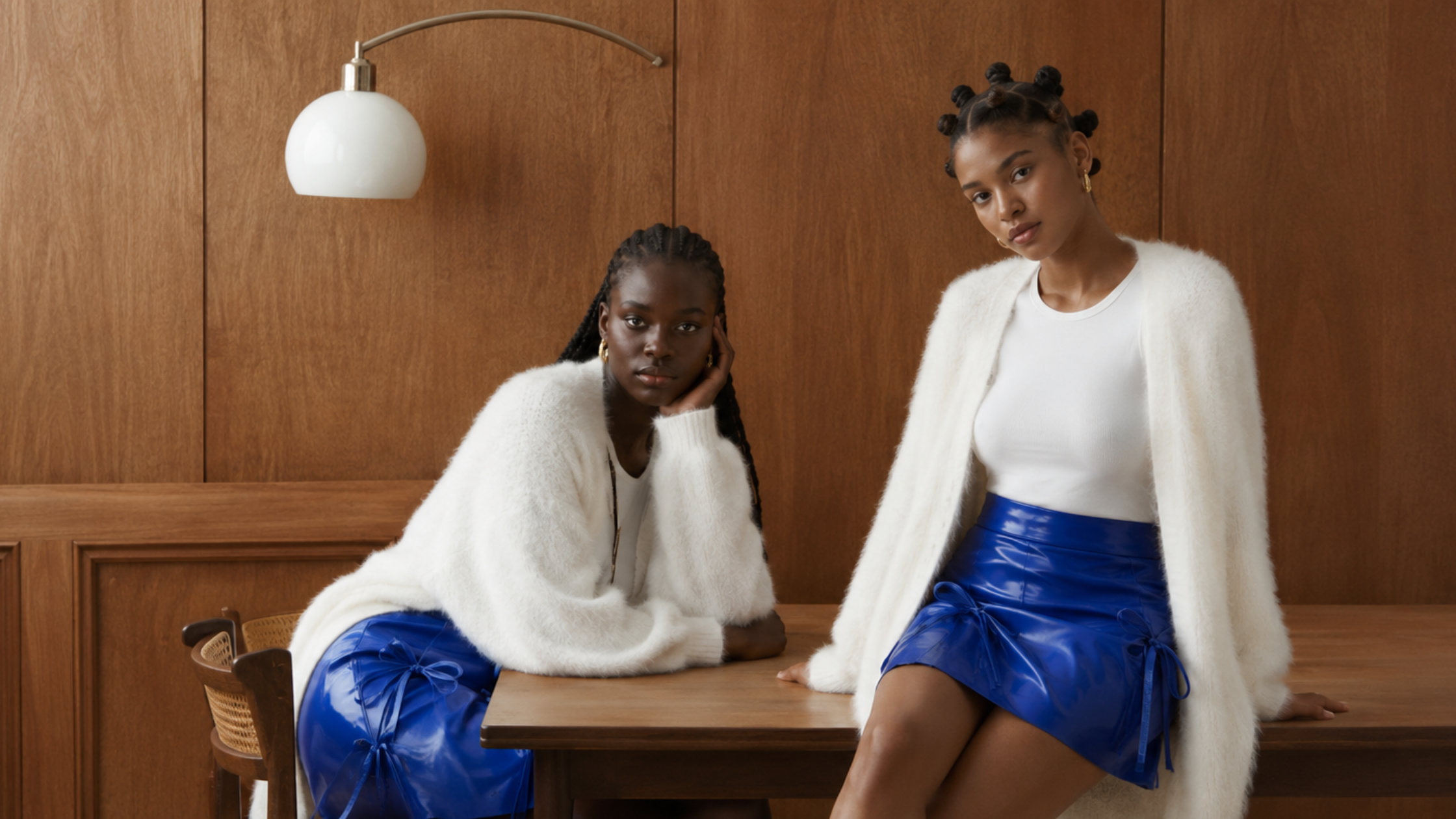 Kingdom of Daughters Cobalt PU skirts