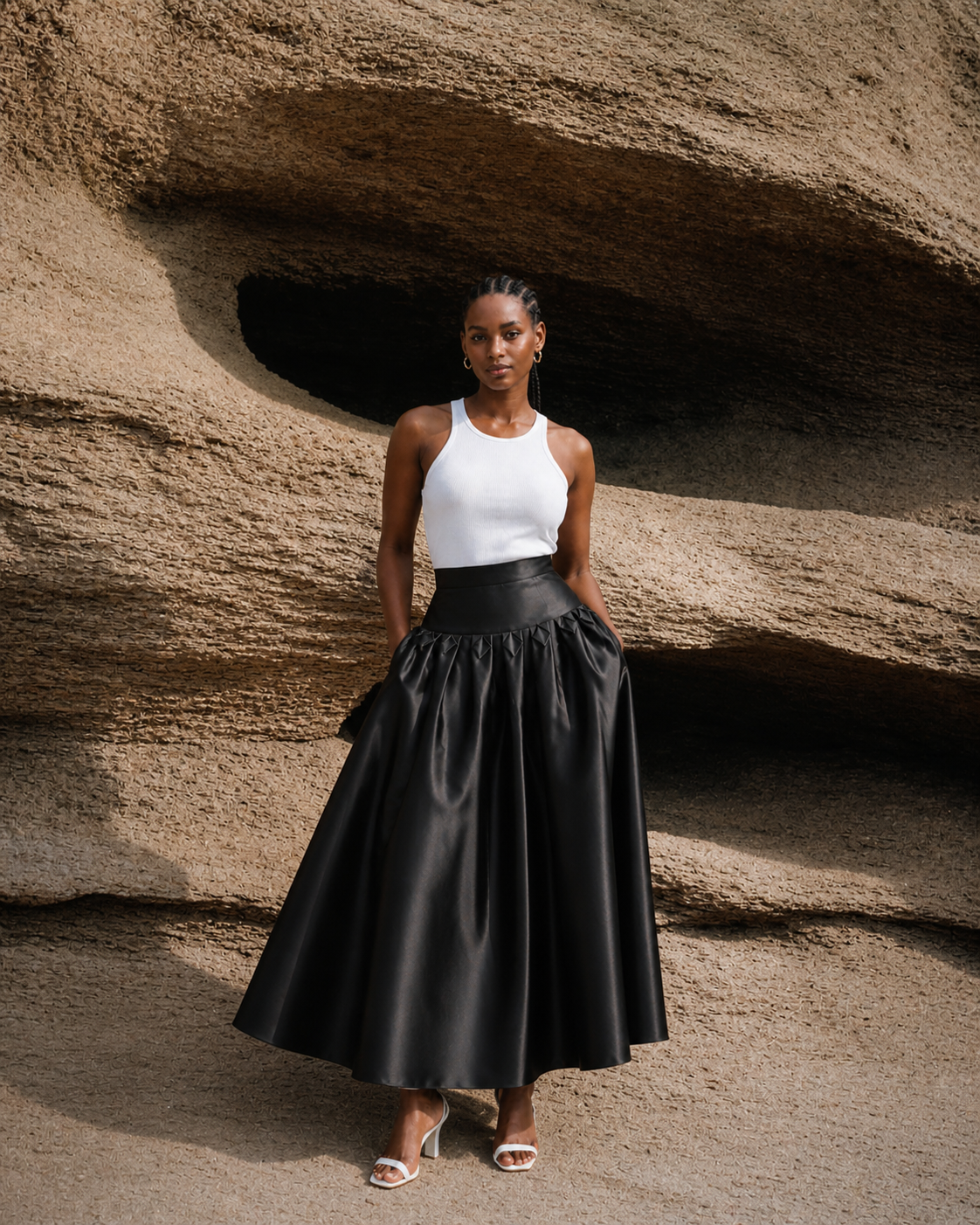 №8 Maxi Black Skirt