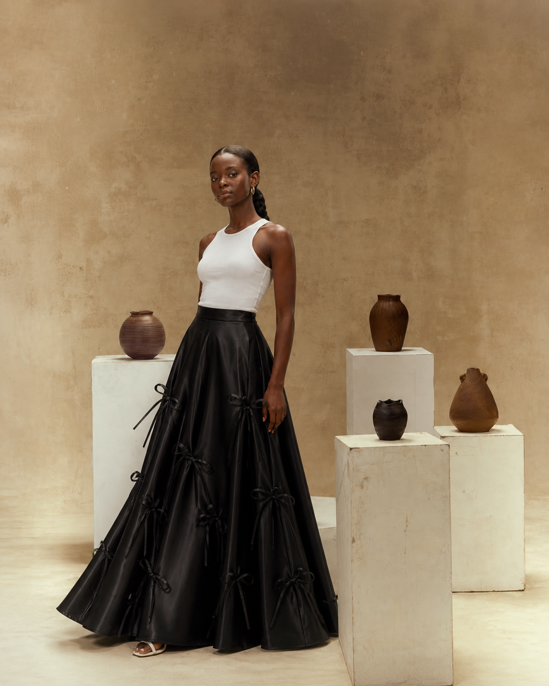 №6 Maxi Black Skirt