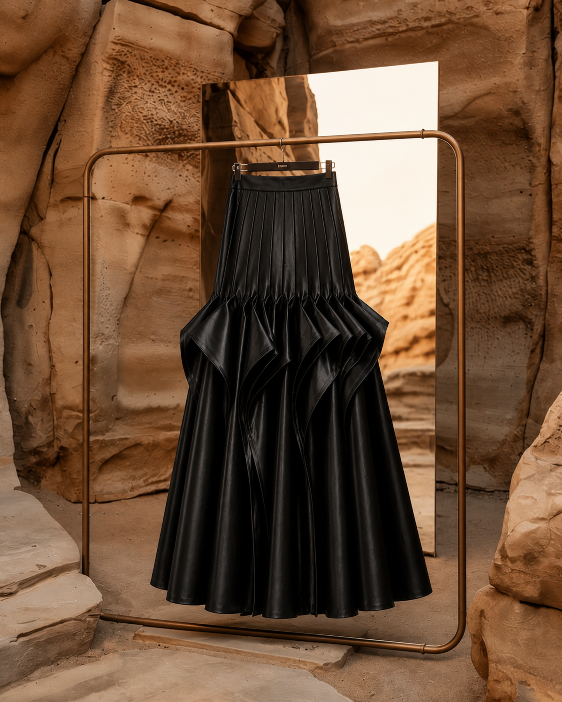 №10 Maxi Black Skirt