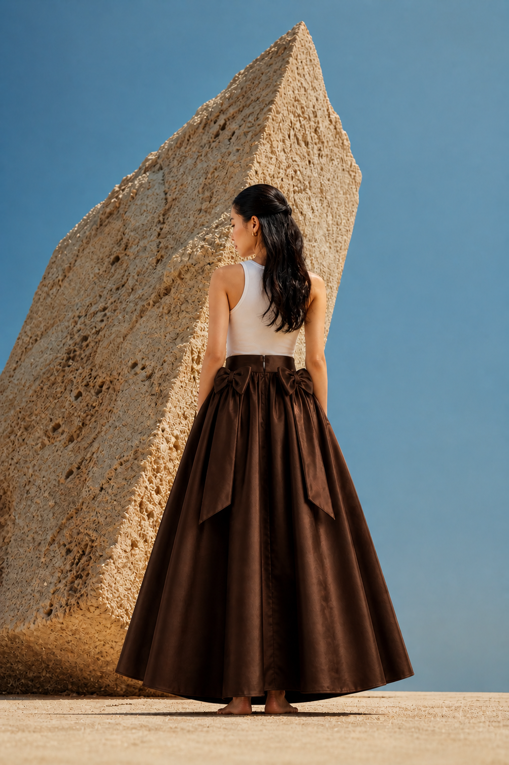 №3 Maxi Chocolate Skirt