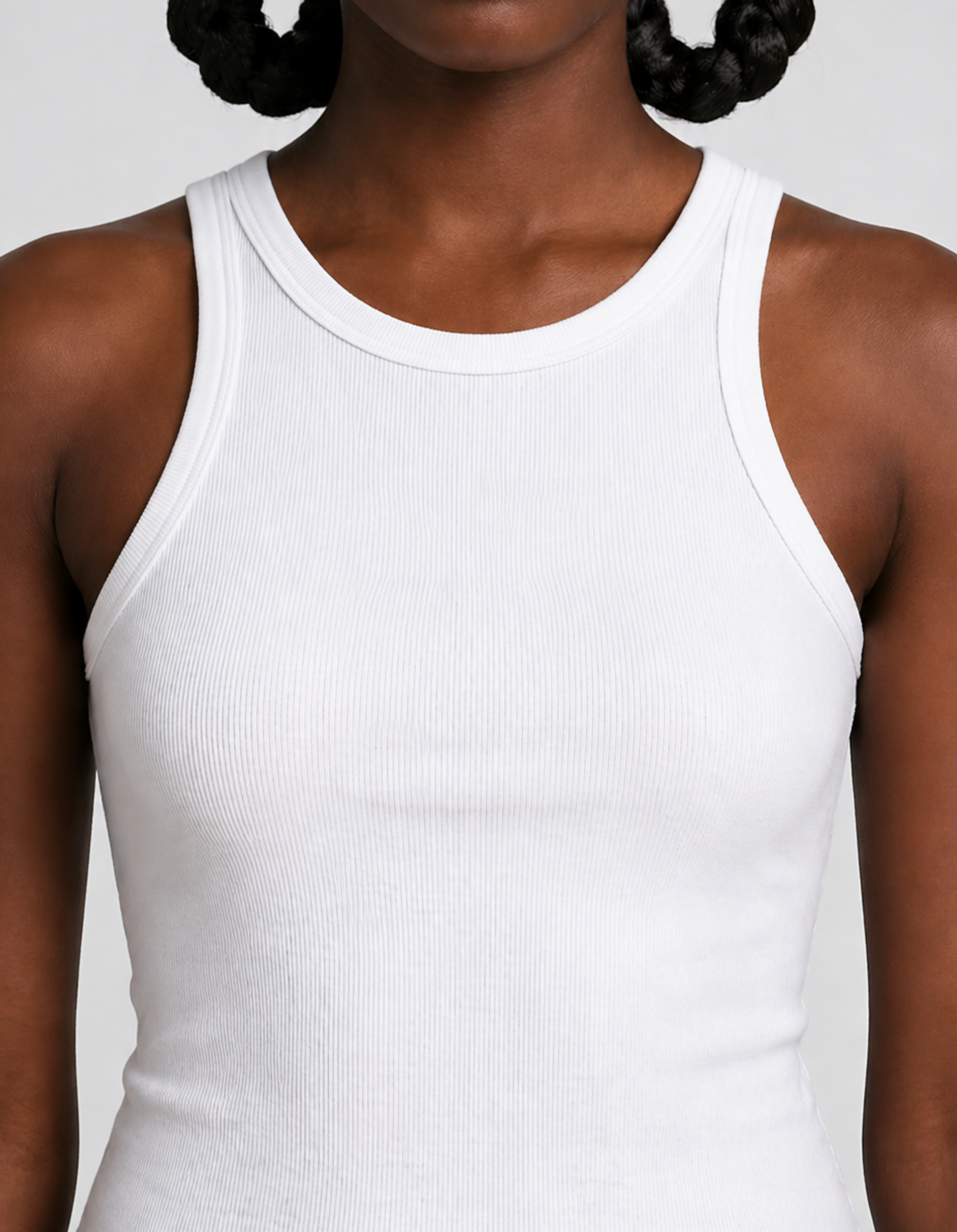 White Kingdom of Daughters tank top with 'KOD' logo on a plain background
