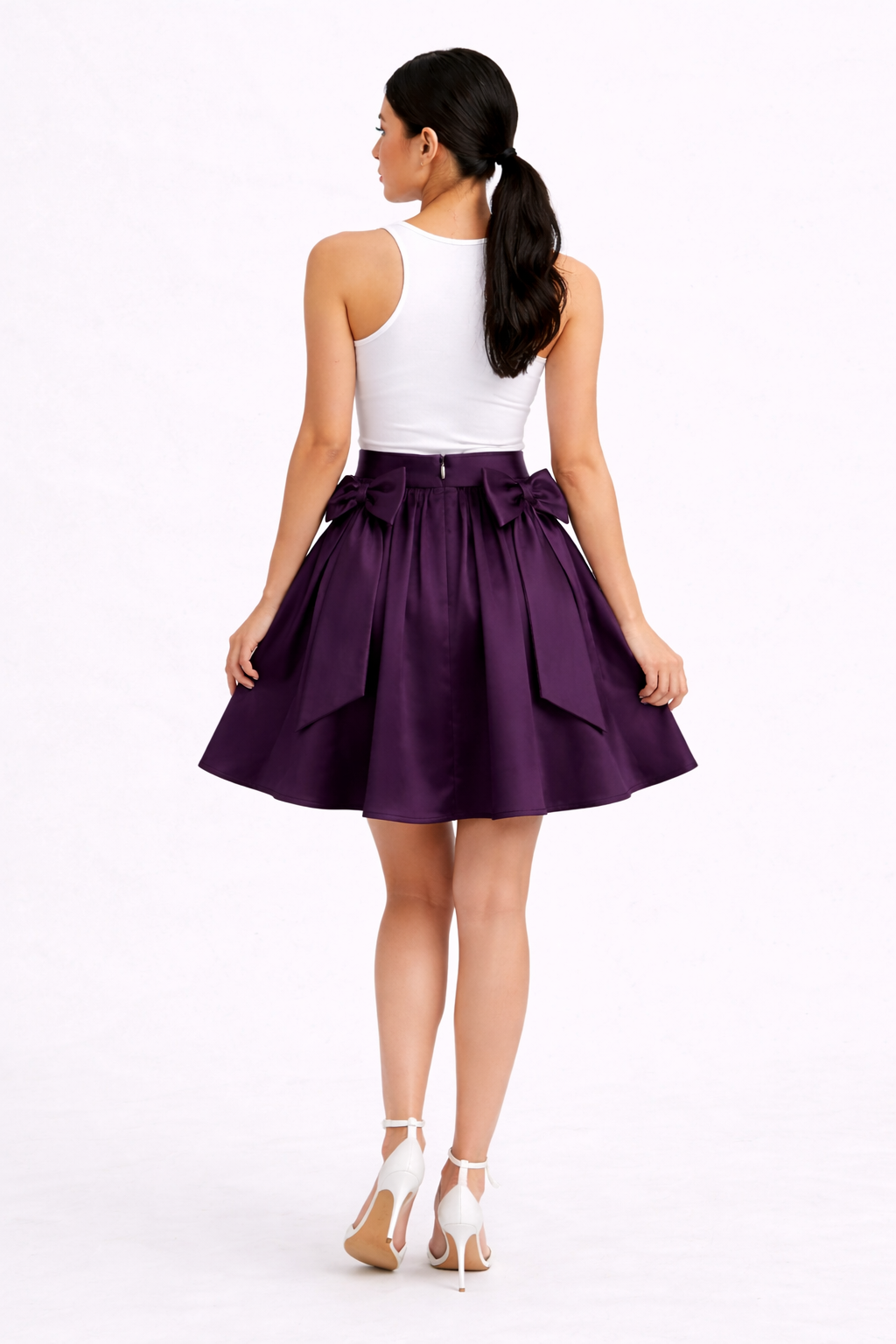№3 Mini Aubergine Skirt